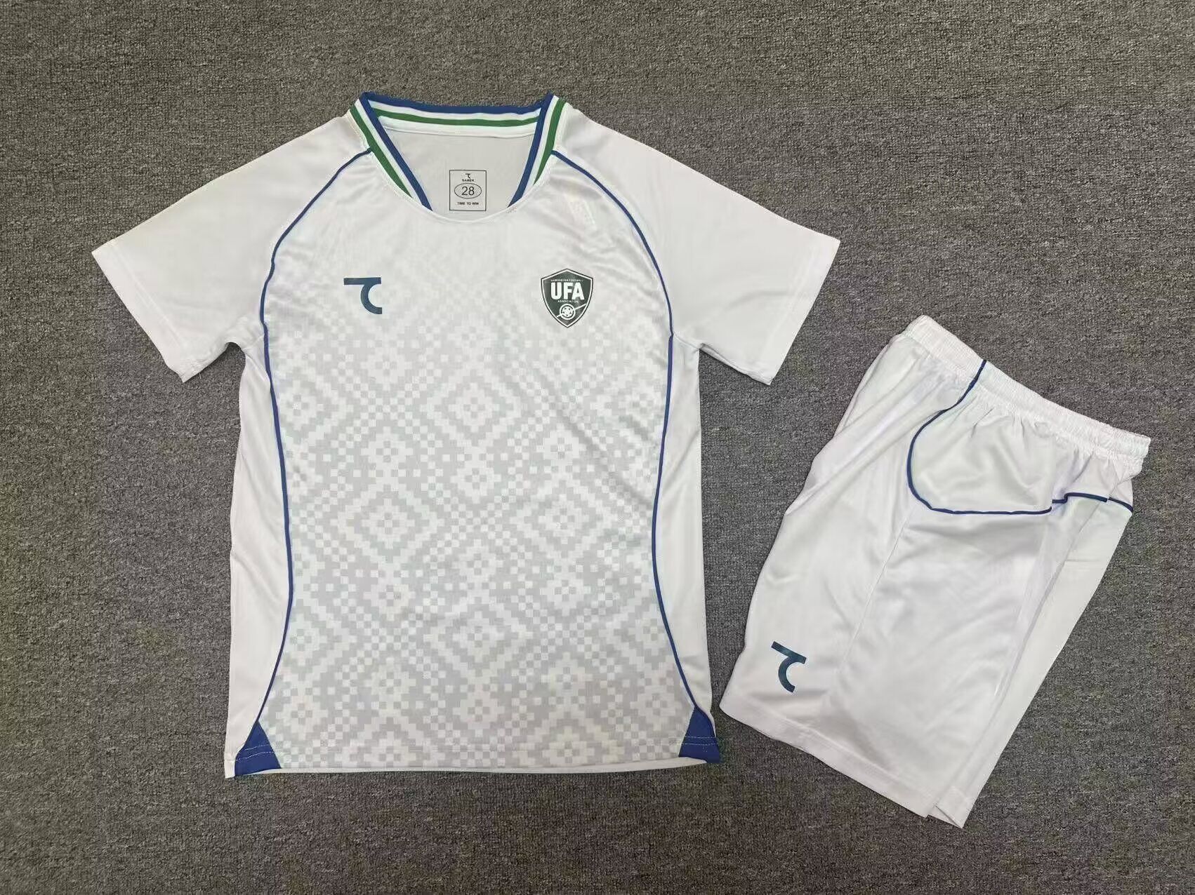 Kids-Uzbekistan 2026 World Cup Away Soccer Jersey